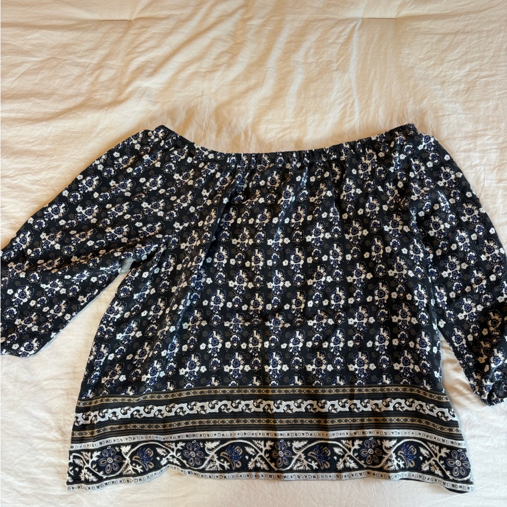 Madewell Off-Shoulder Blouse - Picture 3 of 3